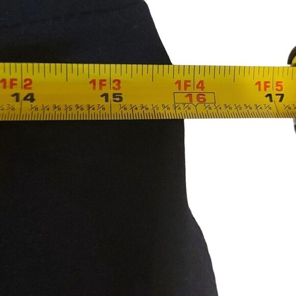 Eileen Fisher Black Flounce Skirt Size M - Picture 10 of 10